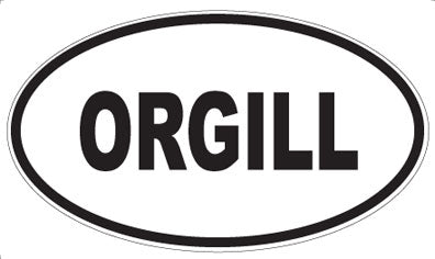 ORGILL - Oval Magnet
