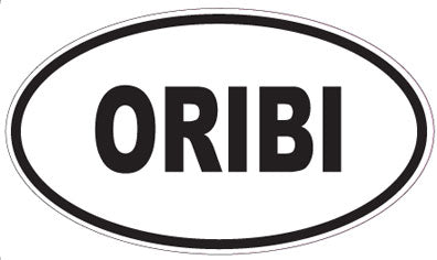 ORIBI - Oval Sticker