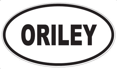 ORILEY - Oval Sticker