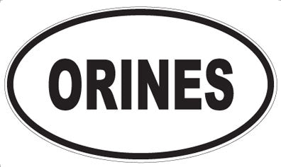 ORINES - Oval Magnet