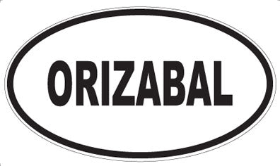 ORIZABAL - Oval Magnet