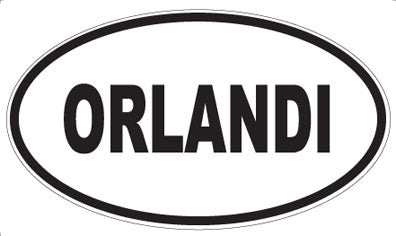 ORLANDI - Oval Magnet