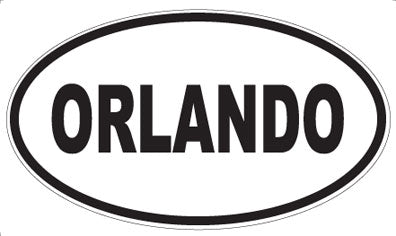 ORLANDO - Oval Magnet
