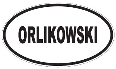 ORLIKOWSKI - Oval Magnet