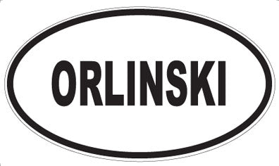 ORLINSKI - Oval Magnet
