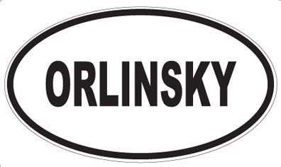 ORLINSKY - Oval Magnet