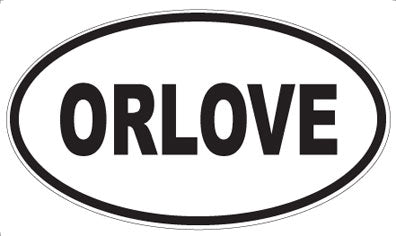 ORLOVE - Oval Magnet
