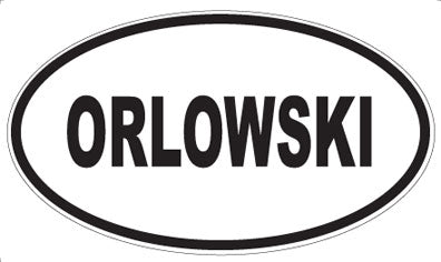 ORLOWSKI - Oval Magnet