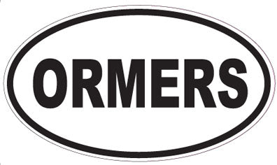 ORMERS - Oval Sticker