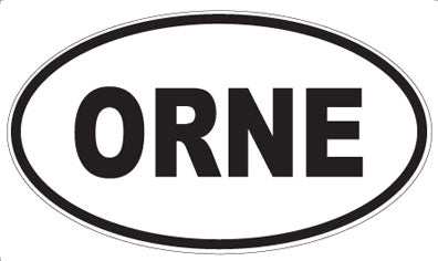 ORNE - Oval Sticker