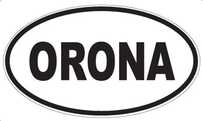 ORONA - Oval Sticker
