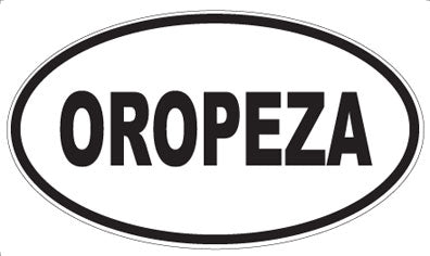 OROPEZA - Oval Magnet