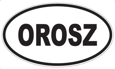 OROSZ - Oval Magnet