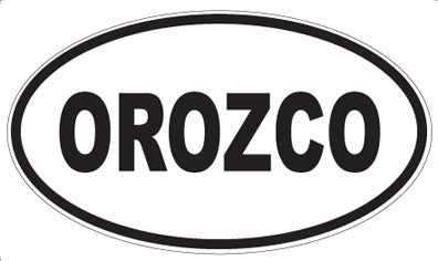 OROZCO - Oval Magnet