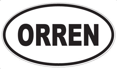 ORREN - Oval Magnet