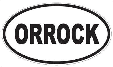 ORROCK - Oval Sticker