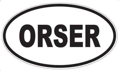 ORSER - Oval Magnet
