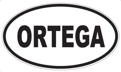 ORTEGA - Oval Magnet