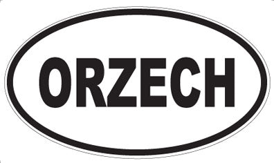 ORZECH - Oval Sticker