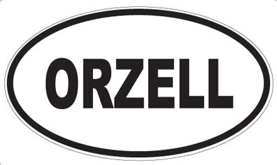 ORZELL - Oval Magnet