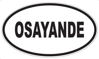 OSAYANDE - Oval Magnet