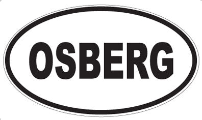 OSBERG - Oval Sticker