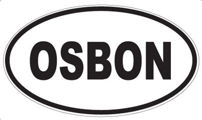 OSBON - Oval Sticker