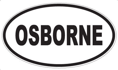 OSBORNE - Oval Magnet