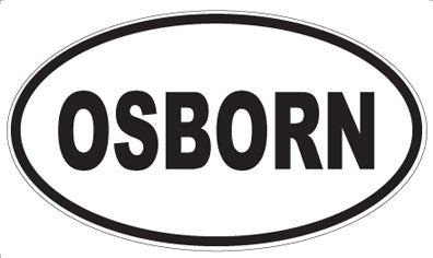 OSBORN - Oval Magnet