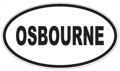 OSBOURNE - Oval Sticker