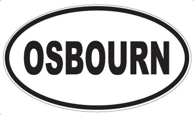 OSBOURN - Oval Magnet