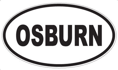 OSBURN - Oval Magnet