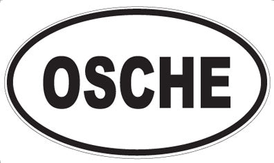 OSCHE - Oval Sticker