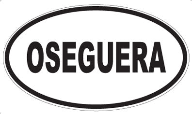 OSEGUERA - Oval Magnet