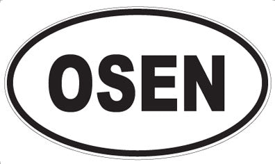 OSEN - Oval Sticker