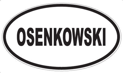 OSENKOWSKI - Oval Magnet