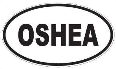 OSHEA - Oval Sticker