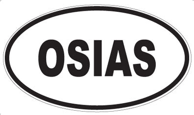 OSIAS - Oval Sticker