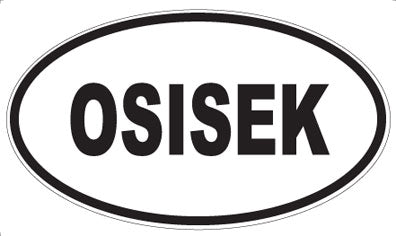 OSISEK - Oval Sticker