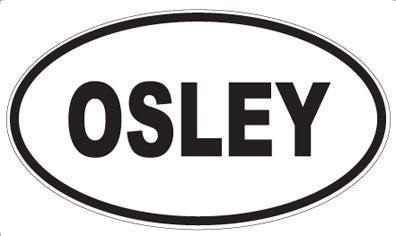 OSLEY - Oval Magnet