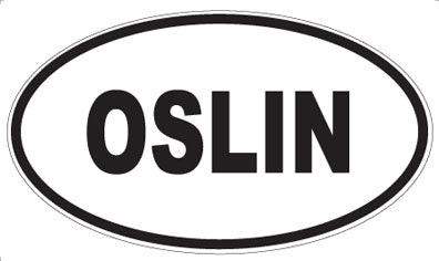 OSLIN - Oval Sticker