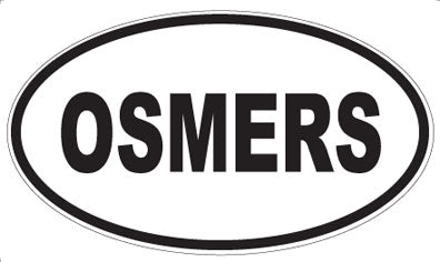 OSMERS - Oval Sticker