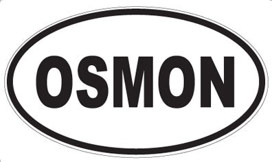 OSMON - Oval Sticker