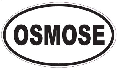 OSMOSE - Oval Sticker