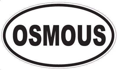 OSMOUS - Oval Sticker