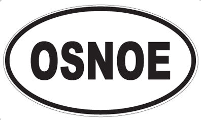OSNOE - Oval Sticker