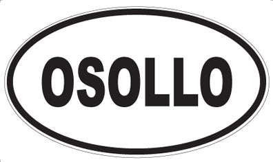 OSOLLO - Oval Sticker