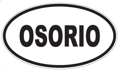 OSORIO - Oval Sticker