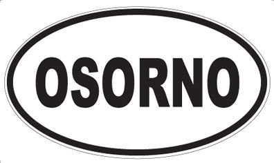 OSORNO - Oval Magnet