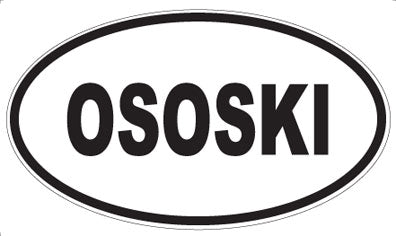 OSOSKI - Oval Sticker